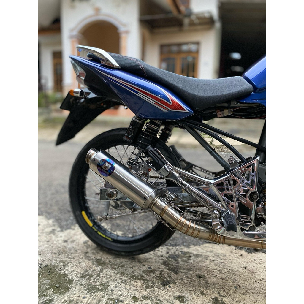 Knalpot Racing Herex kompetisi BilBalance Tiger Herex CB Gl100 Megapro