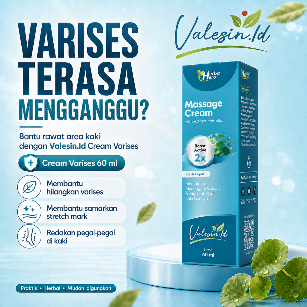 VALESIN.ID | Untuk Varises, Urat Kaki Menonjol dan Kaki Pegal