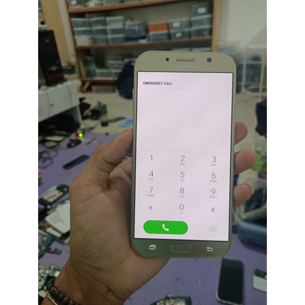 lcd samsung a7 2017 original copotan