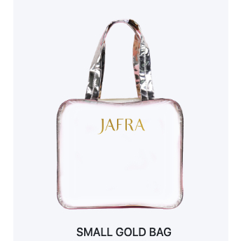 Tas Gold Bag transparant Jafra Besar