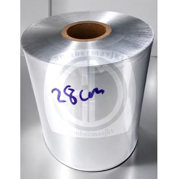 Plastik Aluminium Foil Roll 28cm / Plastik Kemasan Packaging Kopi Snack Bubuk dll