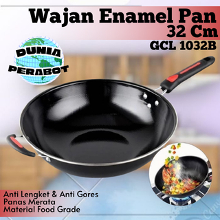 Wajan Enamel Pan - Wajan Anti Lengket & Anti Gores - Enamel Pan - GLC 1032B