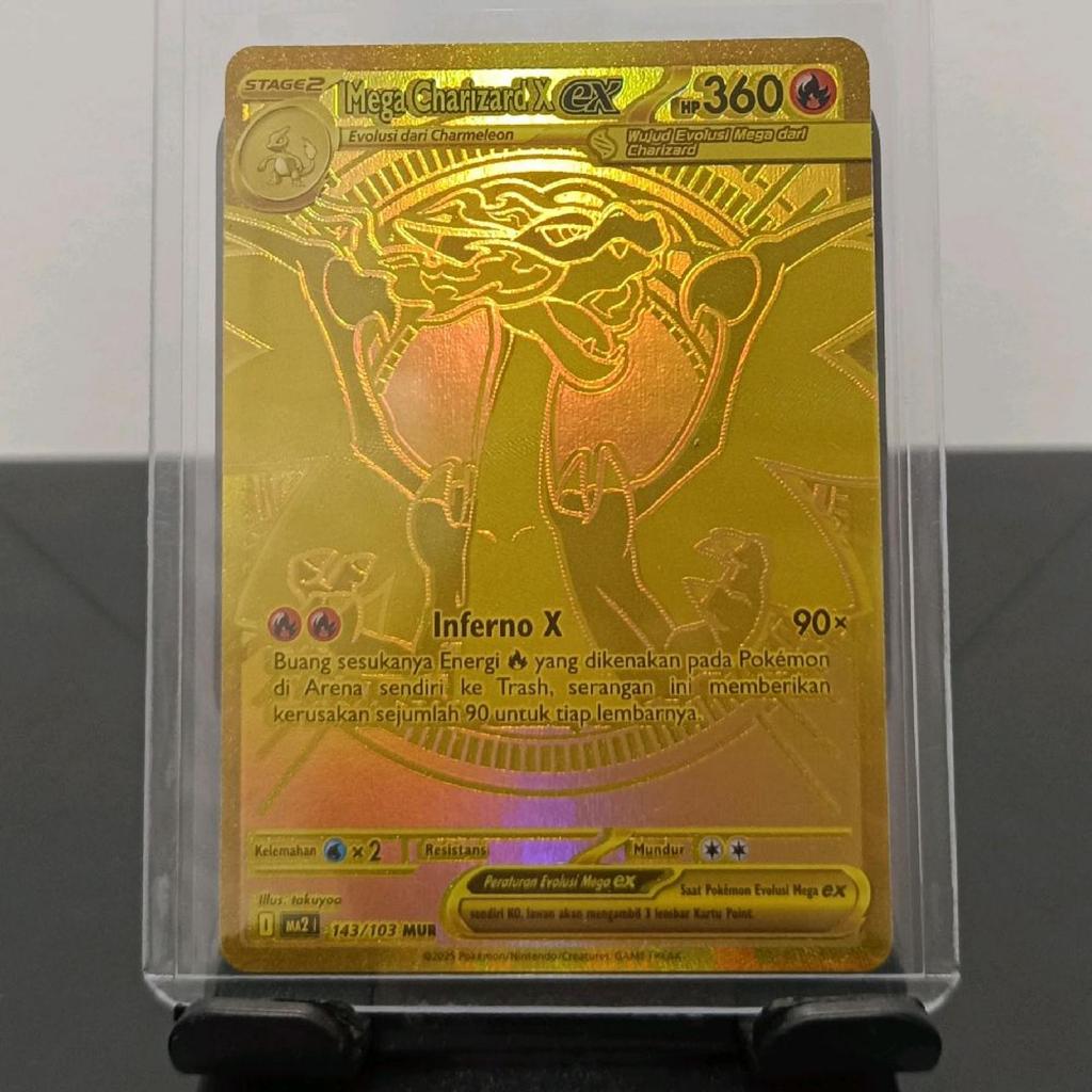2025 POKEMON PFL EN-PHANTASMAL FLAMES MEGA HYPER RARE MEGA CHARIZARD X EX PSA 10 - KOBARAN BIRU