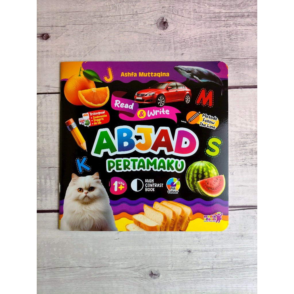 MEDIA SOLEH - READ & WRITE ABJAD PERTAMAKU | FULL COLLOR - ORI |