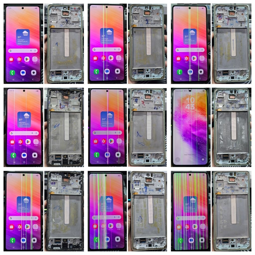 Lcd Samsung A73 minus