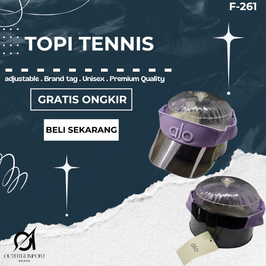F-261 Topi Solar Visor Lilac