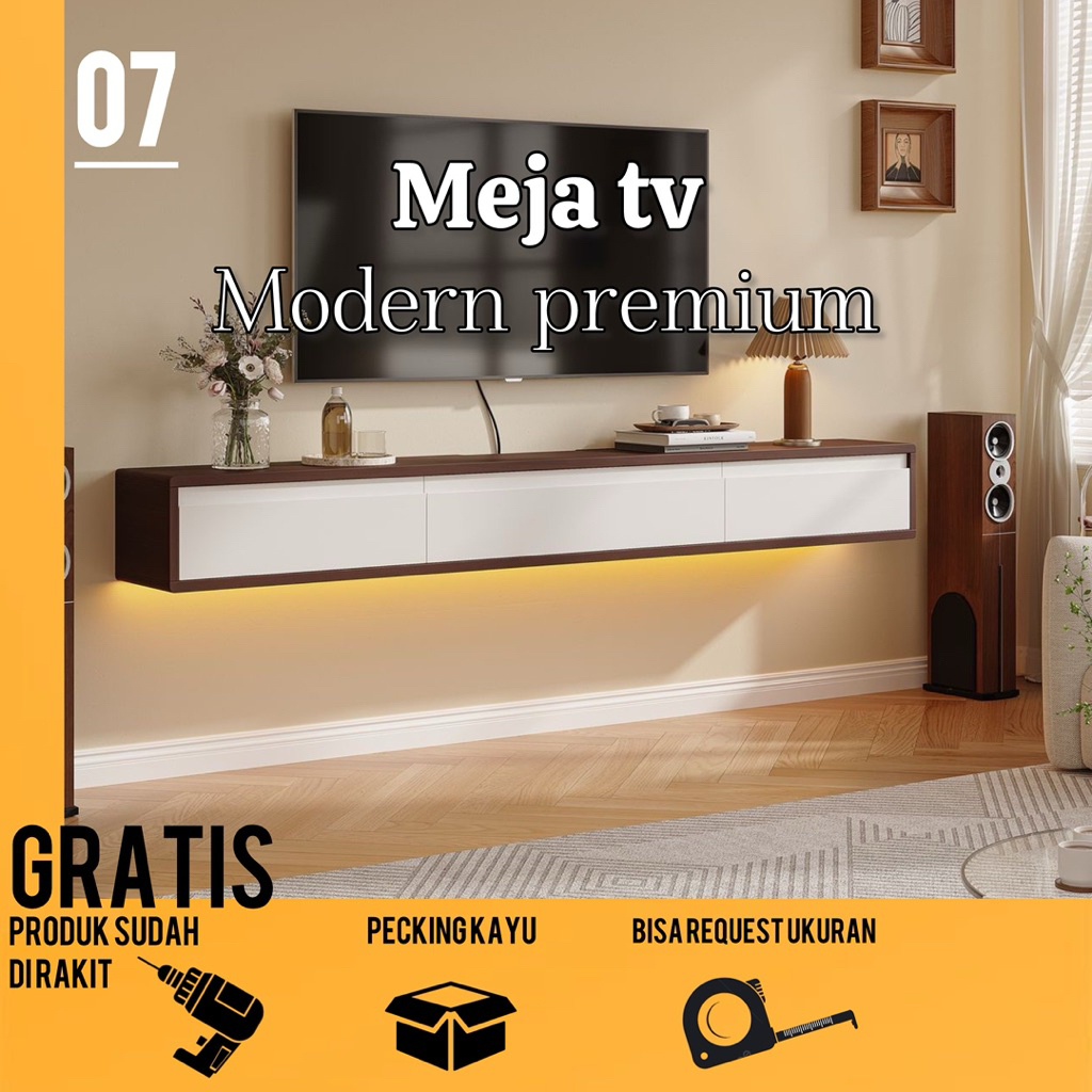 buffet gantung tv minimalis