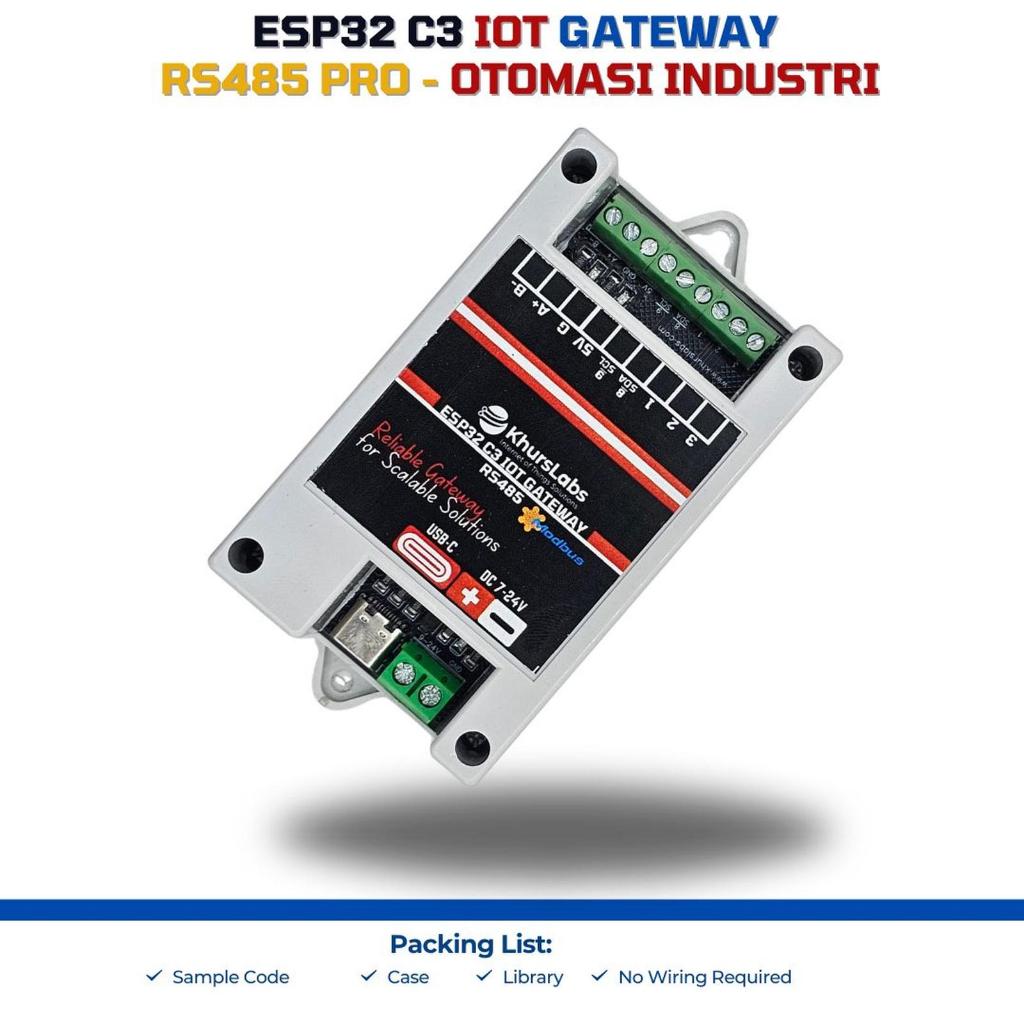 ESP32 C3 IOT GATEWAY RS485 PRO - OTOMASI INDUSTRI