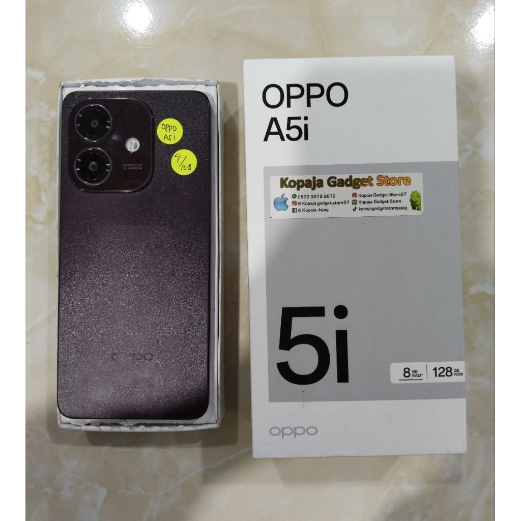 Oppo A5i 4/128 second fullset