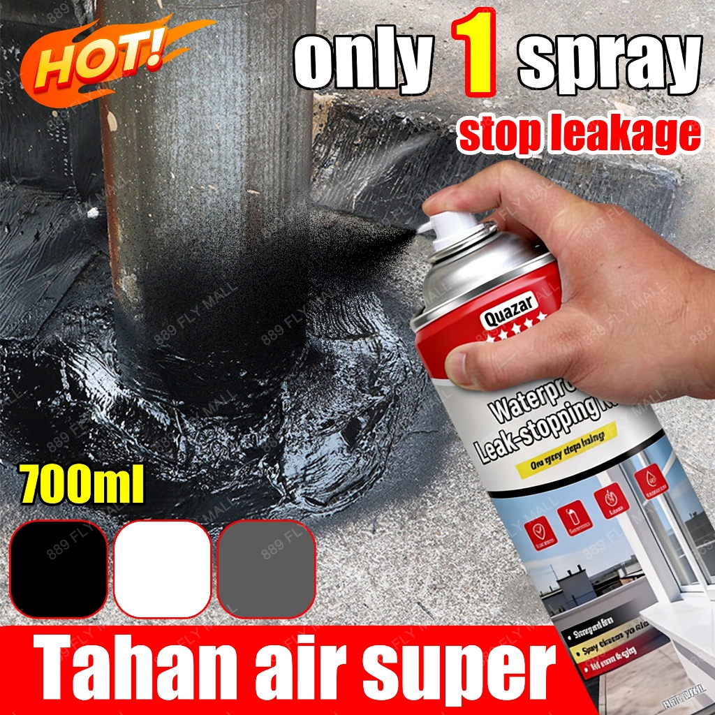 aqua spray anti bocor waterproof sealent anti bocor atap rumah penambal bocor dan rembesan semprotan