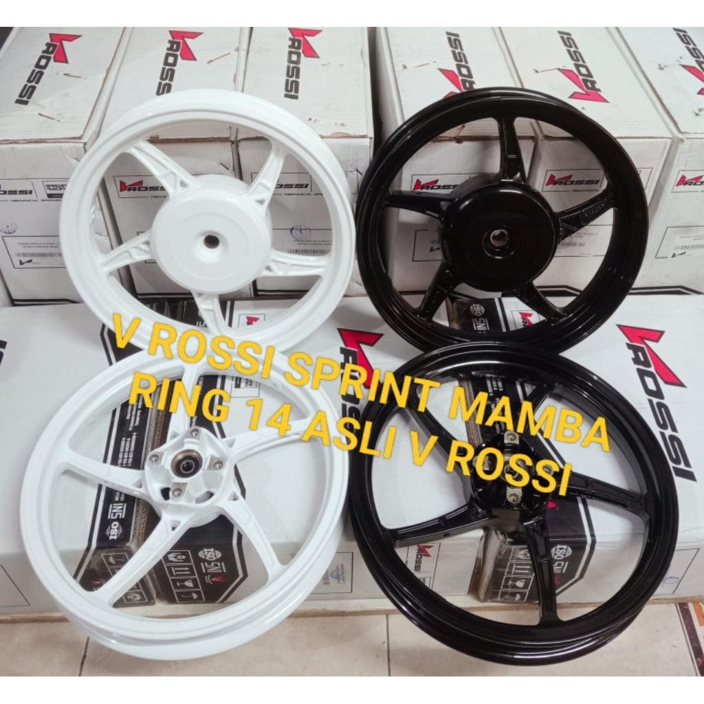 VELG/PELAK RACING V ROSSI SPRINT MAMBA PALANG 5 RING 14 PNP VARIO 125 VARIO 150 BEAT KARBU BEAT FI S