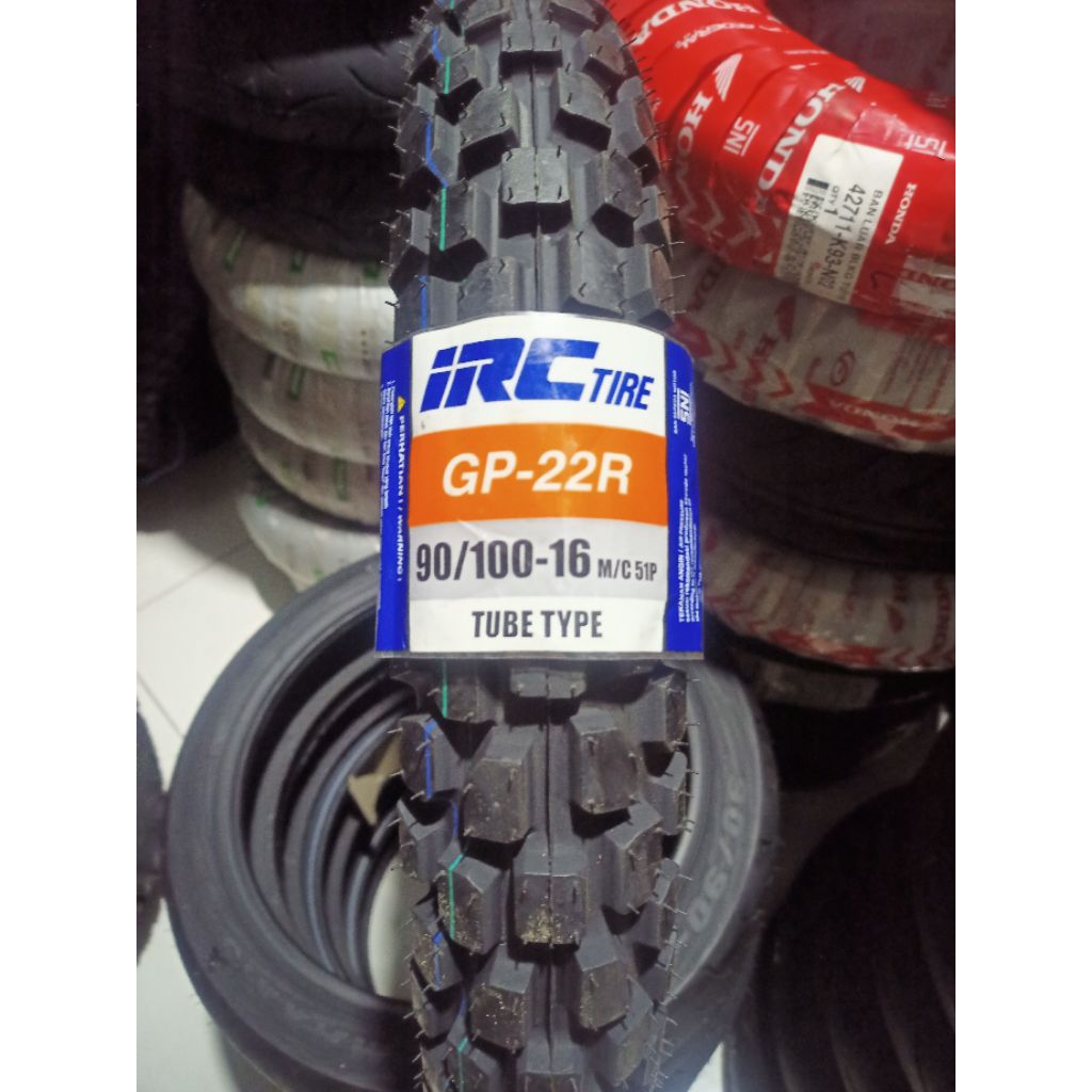 BAN KLX 150 S IRC GP21F - GP22R BAN TRAIL KLX150 S 70/100-19 90/100-16 BAN MOTOR TRAIL KLX