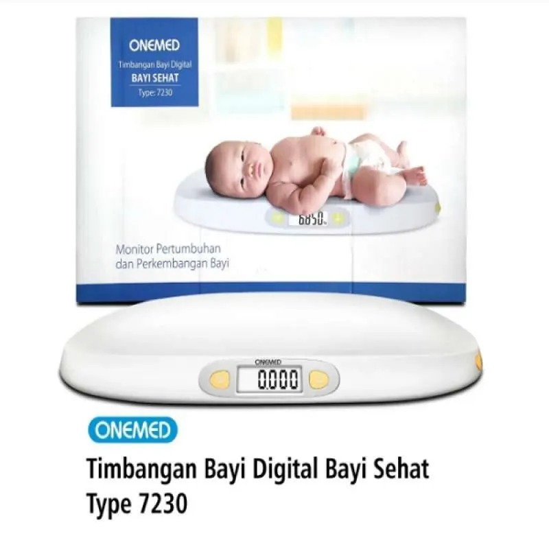 Onemed Timbangan Bayi Digital 7230 Plus Pengukur Panjang Bayi Timbangan Bayi Sehat