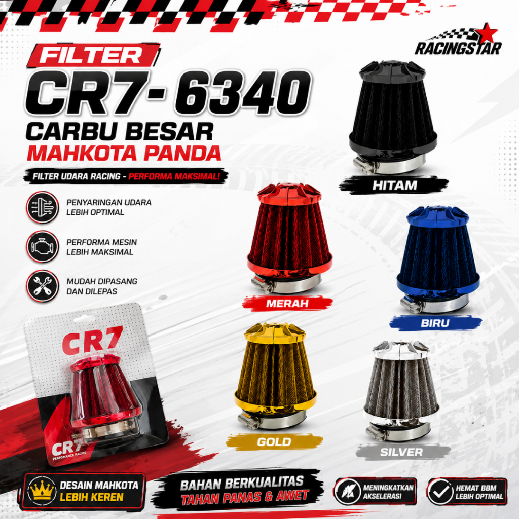 FILTER CR 6340 MAHKOTA PANDA UNTUK PENYARING KARBU