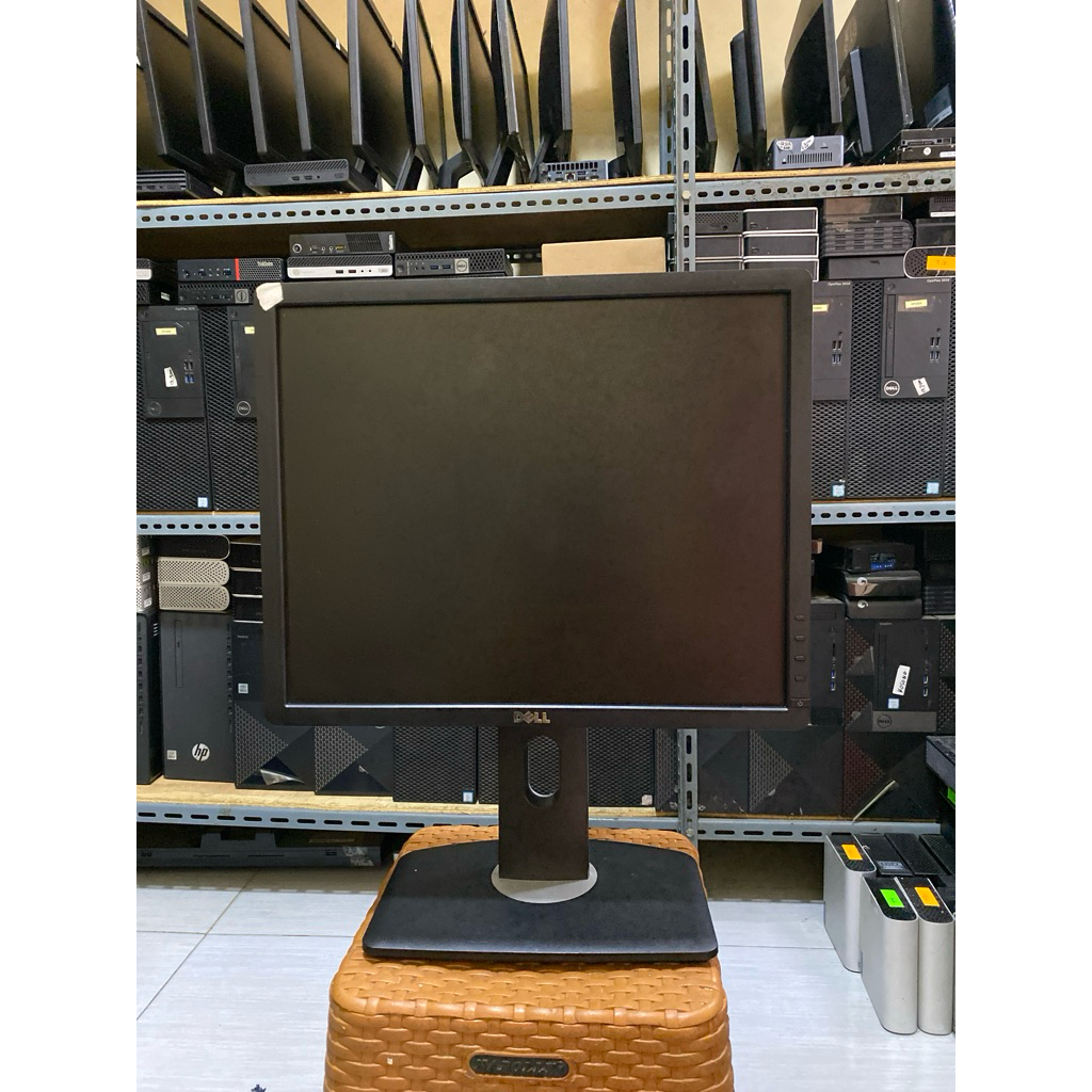 monitor dell 19 in P1913S square/kotak kaki pertikal garansi