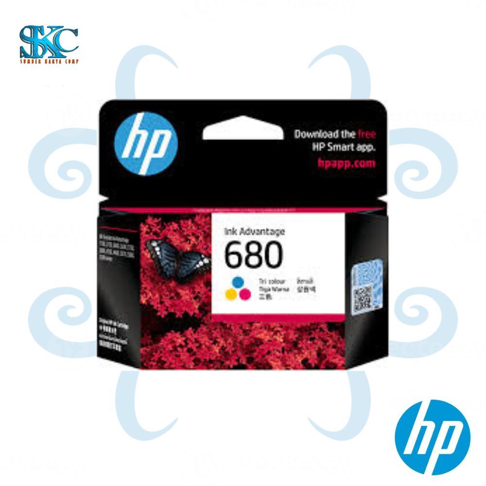 Tinta Cartridge Hp 680 TriColour [ Warna ] Original 2135
