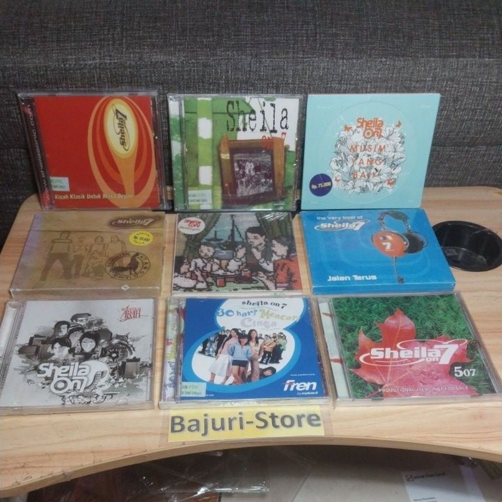 CD "Sheila On 7" + Kaset "Sheila On 7"/Segel/Sealed/Original/Super Rare Item/Collector Item