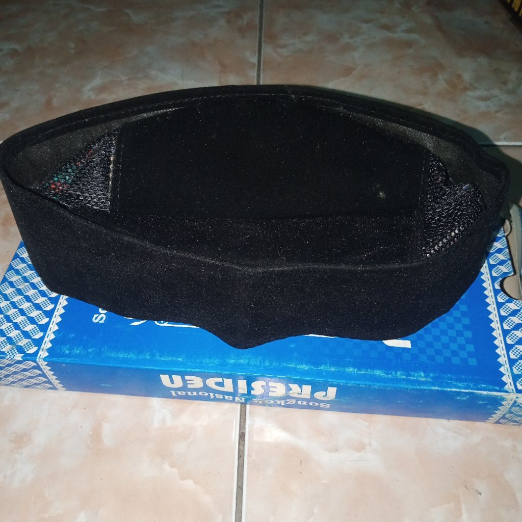 Peci Songkok Kopiah Hitam polos Presiden tinggi 7