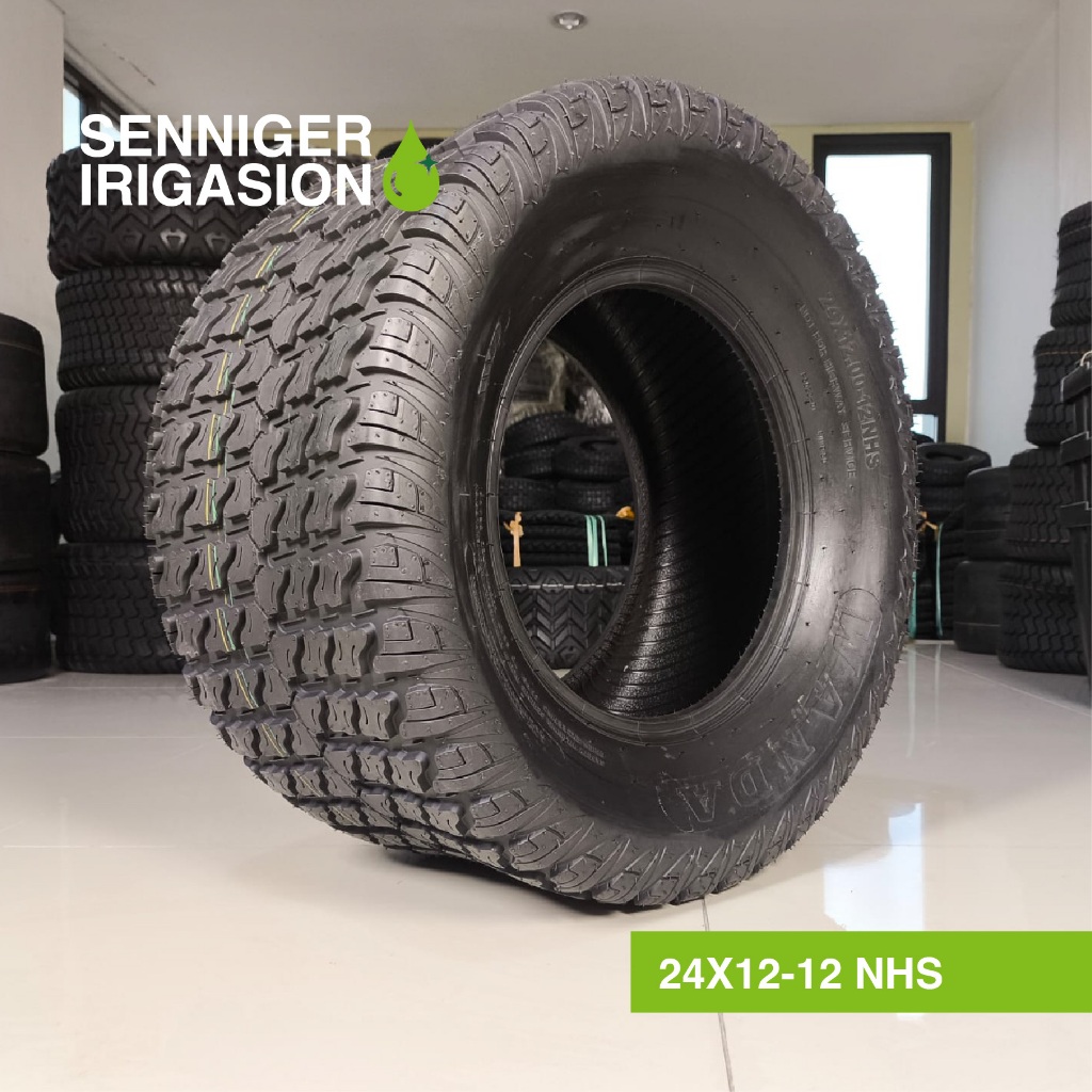 Ban 24x12-12 NHS Turf Merk Wanda Ban ATV Ban Mesin Potong Rumput 24 x 12 - 12