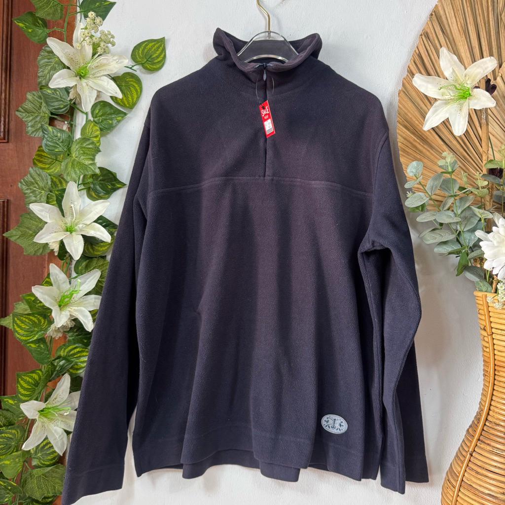 Sweater Pria Navy Tebal berbulu