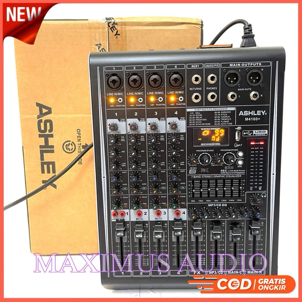 Promo Power Mixer Ashley M4160+ Original Ashley M4160 + / Power Mixer Ashley M4160+ Original Ashley 