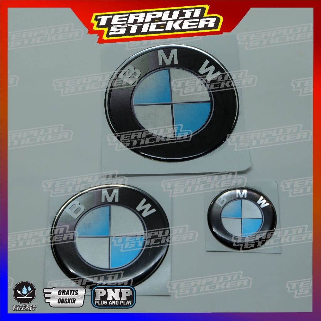emblem timbul logo BMW/emblem logo bmw