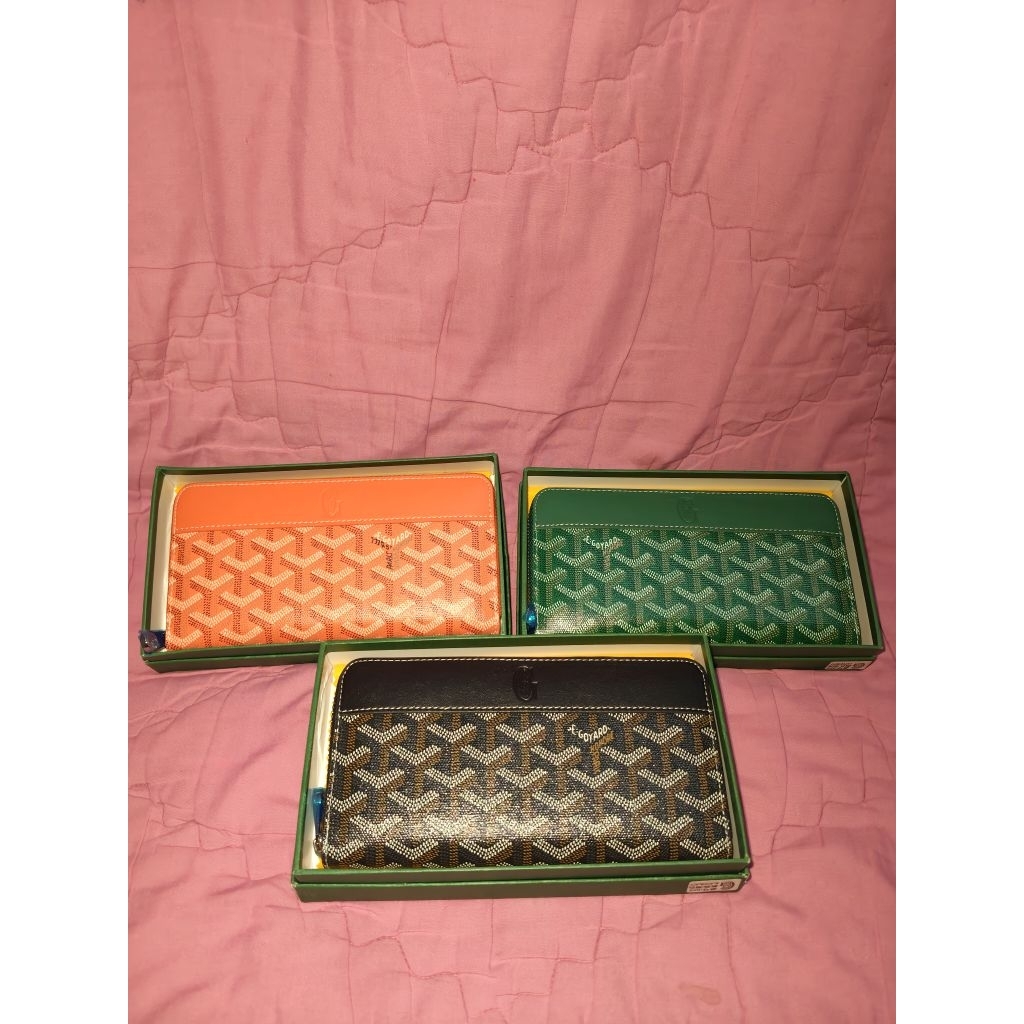 DOMPET GOYARD ORANGE, HIJAU, HITAM