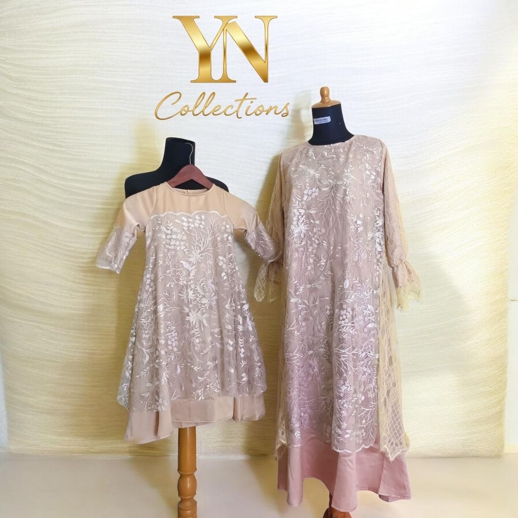 Gamis Brokat Gaun Brokat Couple Ibu Anak Bisa Satuan
