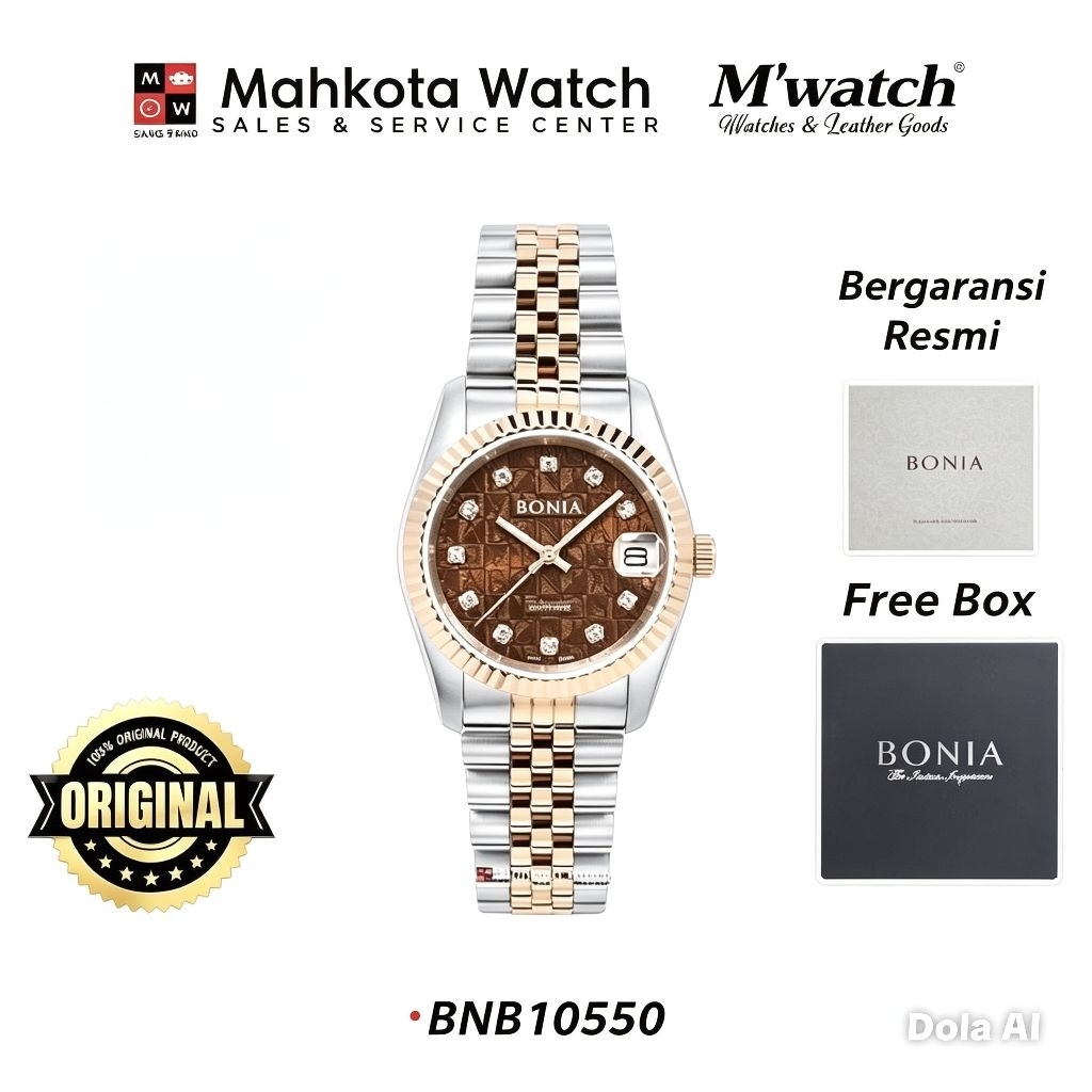 BONIA WANITA B10550-3646S BNB10550-3646S JAM TANGAN ORIGINAL