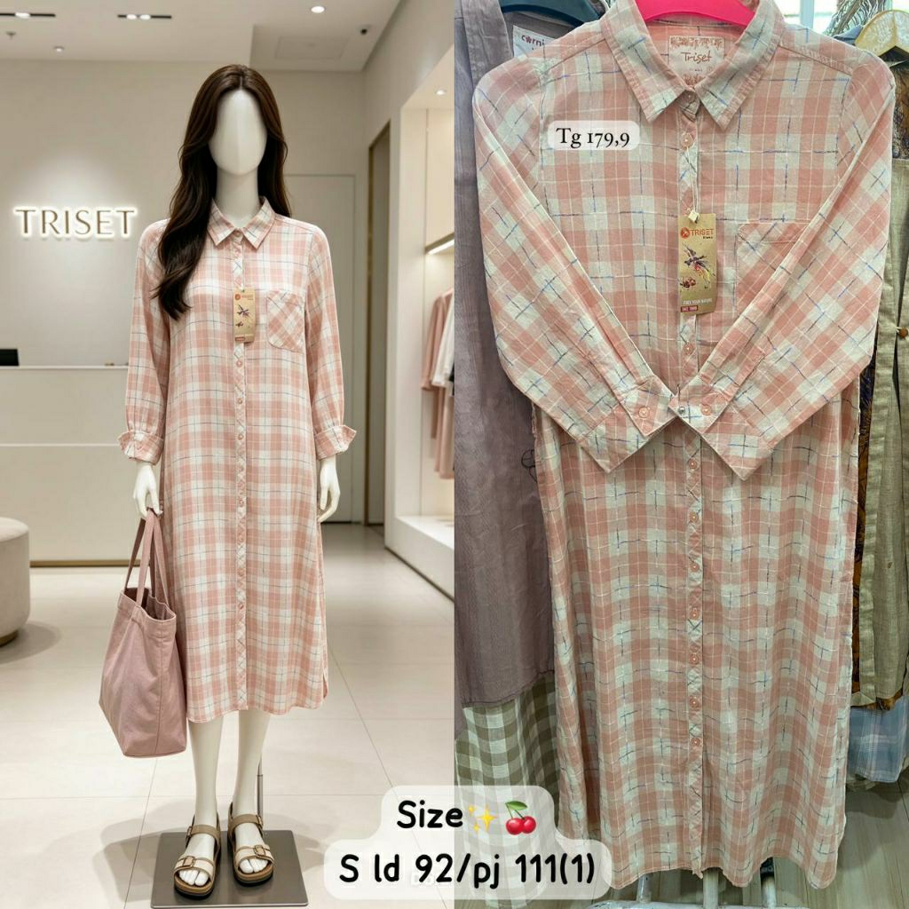 Long tunik Triset original matahari diskon(GESER)