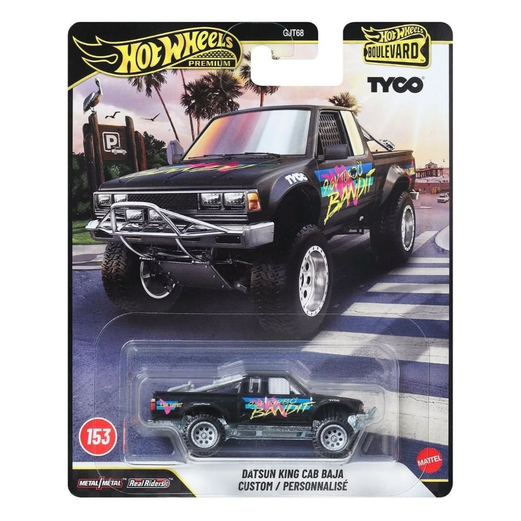 HOT WHEELS PREMIUM Datsun King Cab Baja Custom / Personnalise - Black