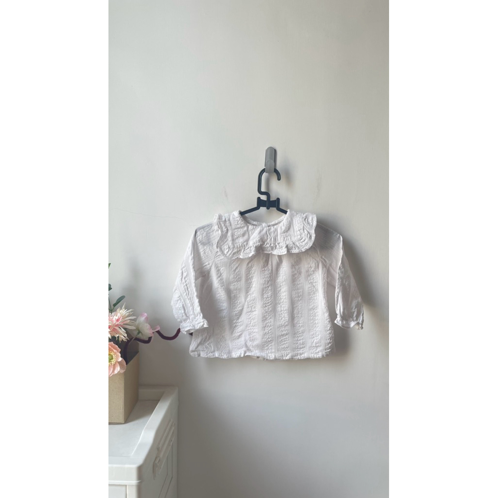12-18 agabang kemeja putih baju putih anak