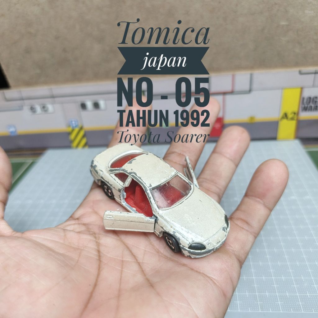 Tomica Japan 1992 Toyota Soarer no 05 - Loose, tidak mulus