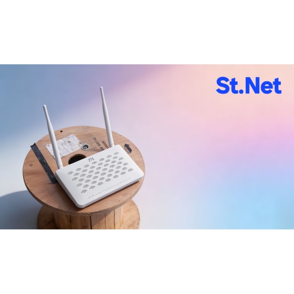 Modem-ONT Zte F609 V5 - GPON (Port Biru),kondisi Bekas masih Normal,tanpa adaptor