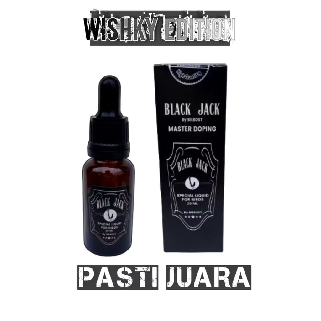 BLACK JACK Doping Dan Vitamin Burung Gacor Seketika By Bilbost Doping Burung Murai Doping Burung Sog