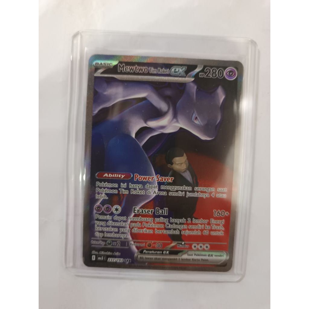 MEWTWO TIM ROKET EX 237/193 SAR