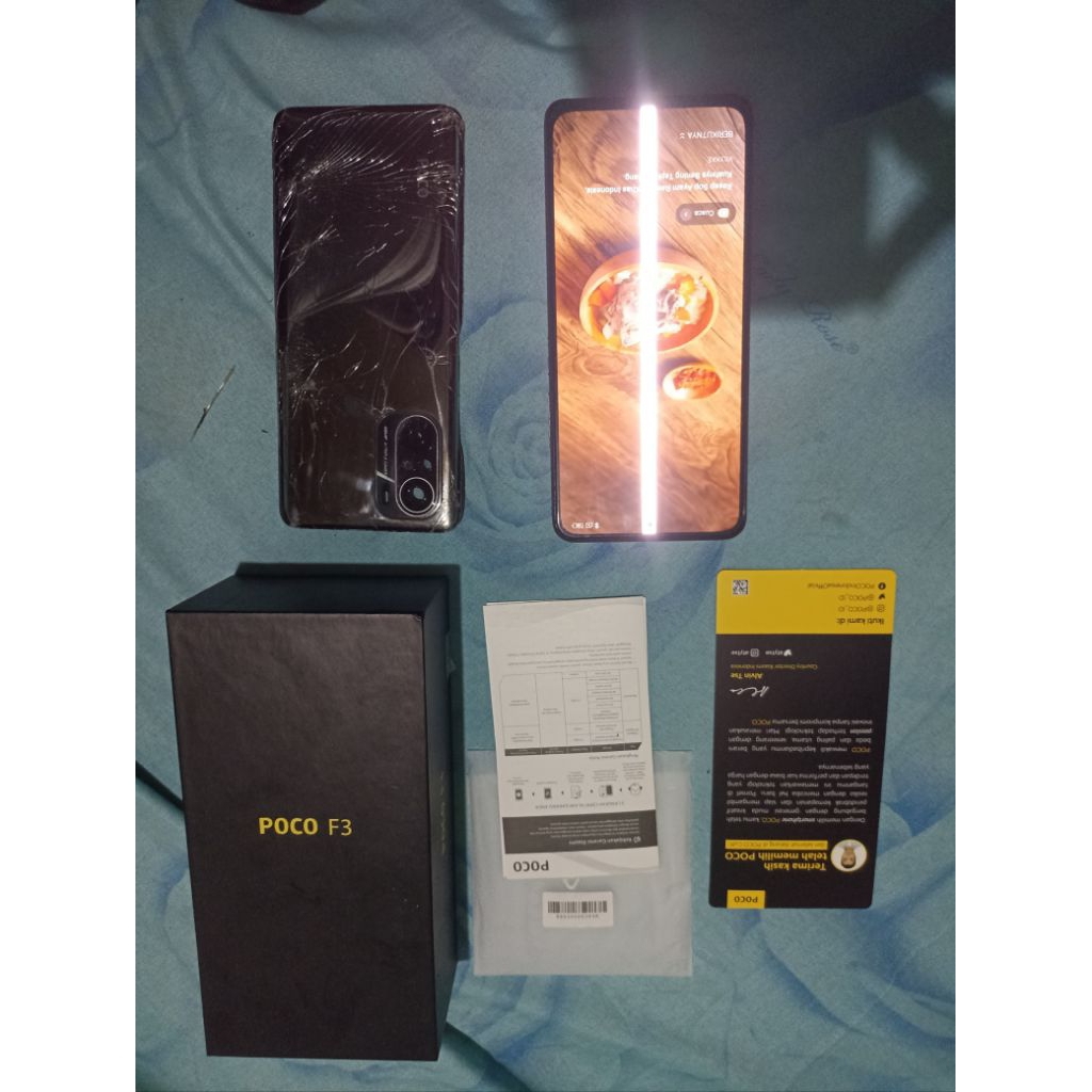 POCO F3 6/126 FULLSET (SECOND,MINUS BACA DESKRIPS)I
