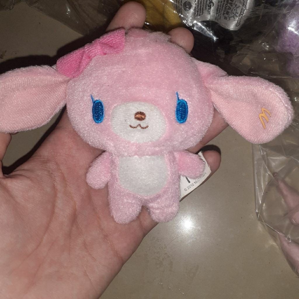 (Etalase pesanan, jangan asal co) Sugarbunnies pink mcd & Control bear x My Melody boneka PL