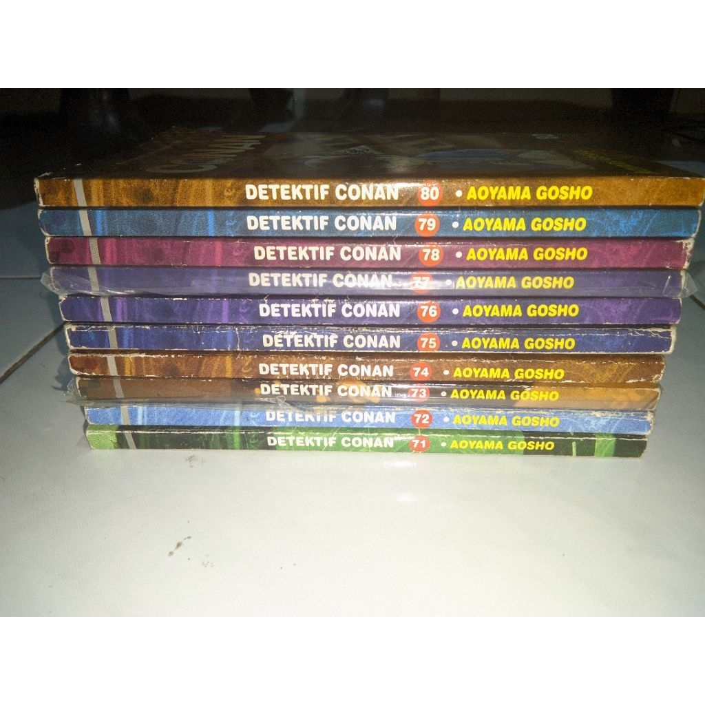 Komik Conan set 71-80 preloved