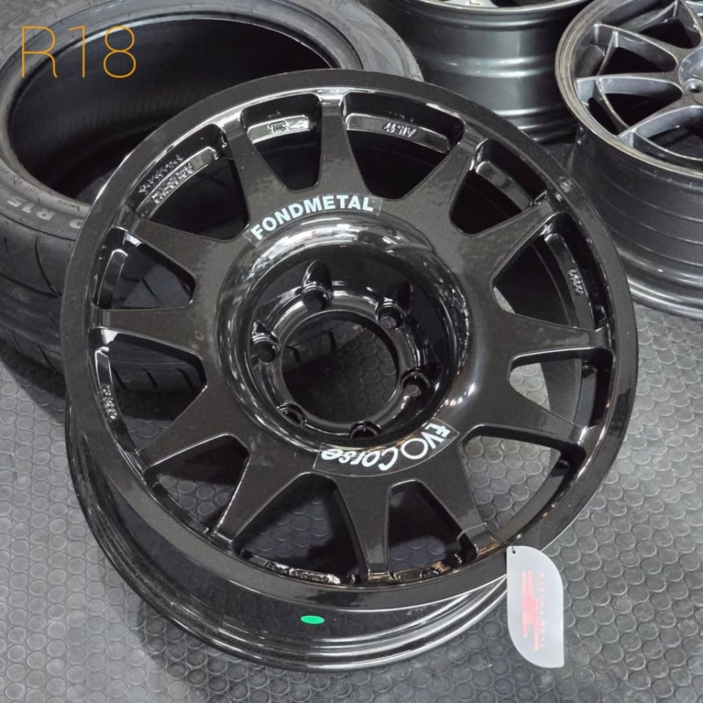 velg rally ring 18 lebar 9 EVO CORSE DAKAR ZERO FLOW FORMING R18 velg racing mobil Hilux Fortuner Fo