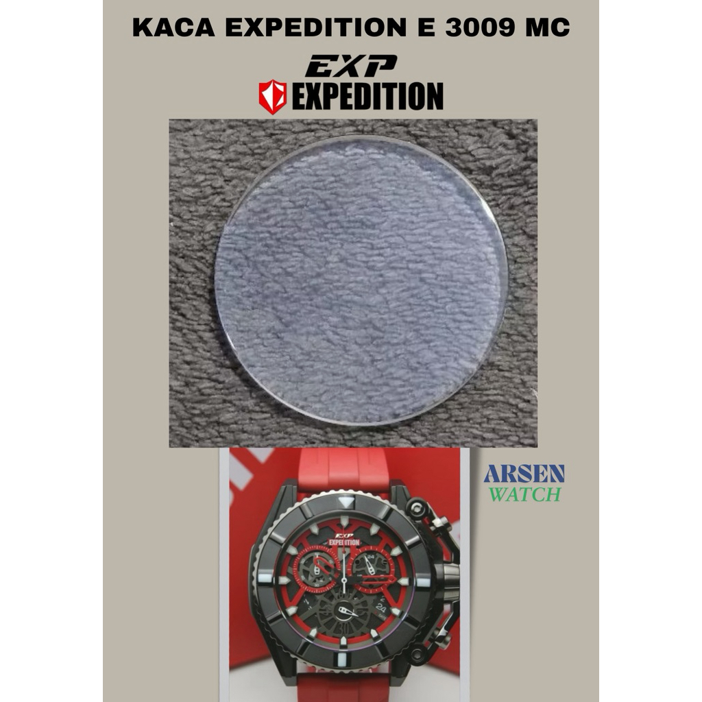 KACA JAM EXPEDITION 3009MC ORIGINAL / KACA JAM EXP 3009 PRIA / KACA E3009 MC