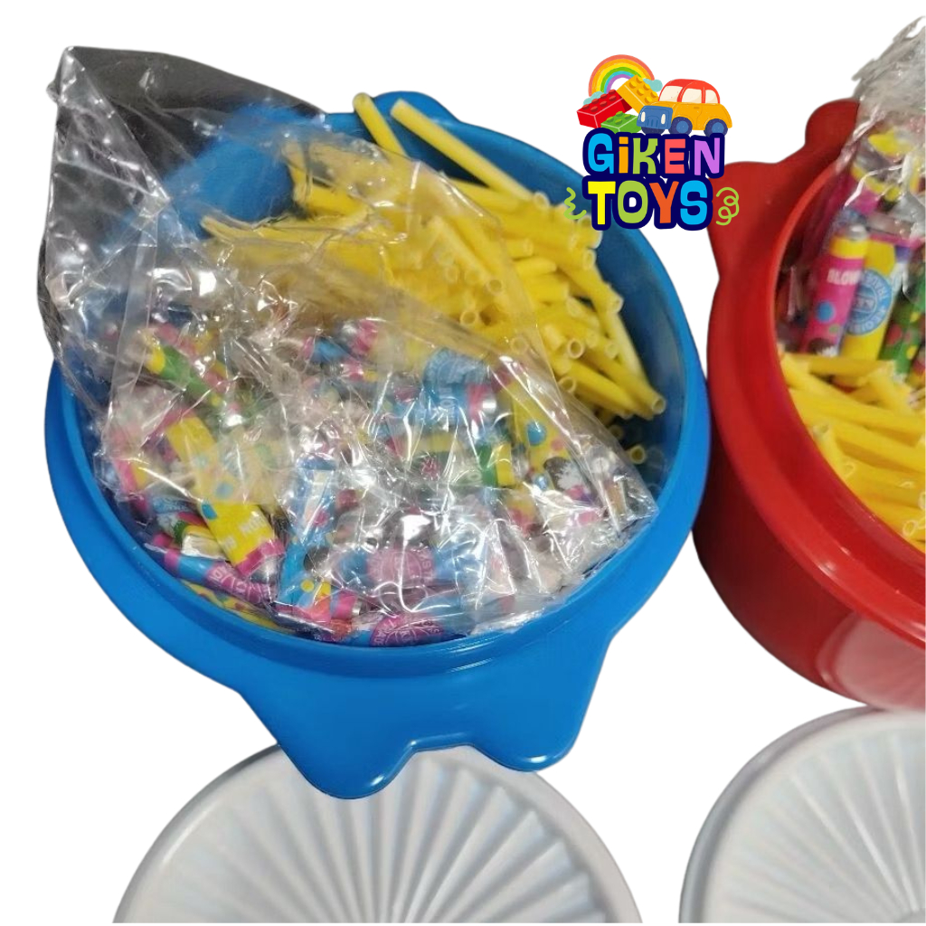 200 Pcs Balon Odol Toples - Mainan Tiup Gelembung Pasta Jadul