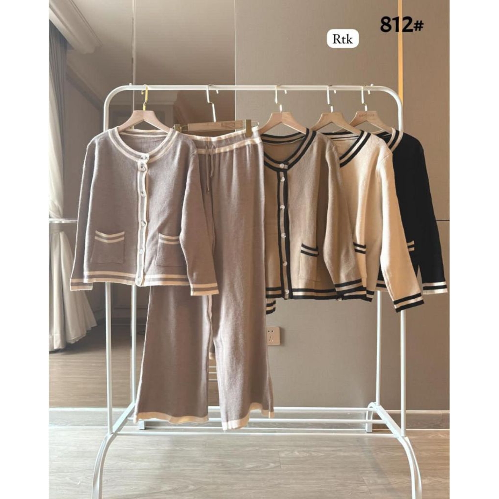 NewArrivals VSF04.6271K-4 2in1 Set Wanita Kekinian Terbaru Bangkok Import Premium - Ala Korean Vinta