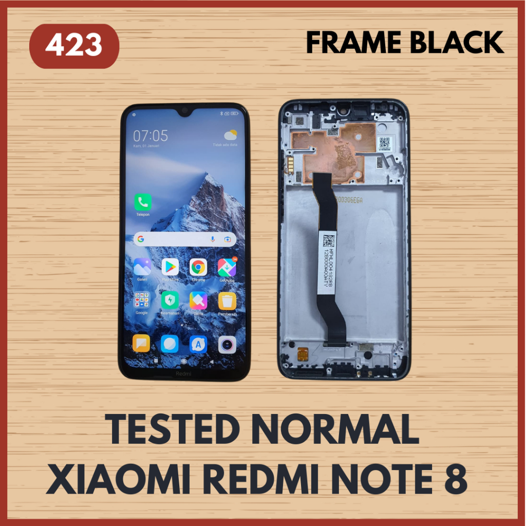 LCD FRAME ORIGINAL XIAOMI REDMI NOTE 8 COPOTAN