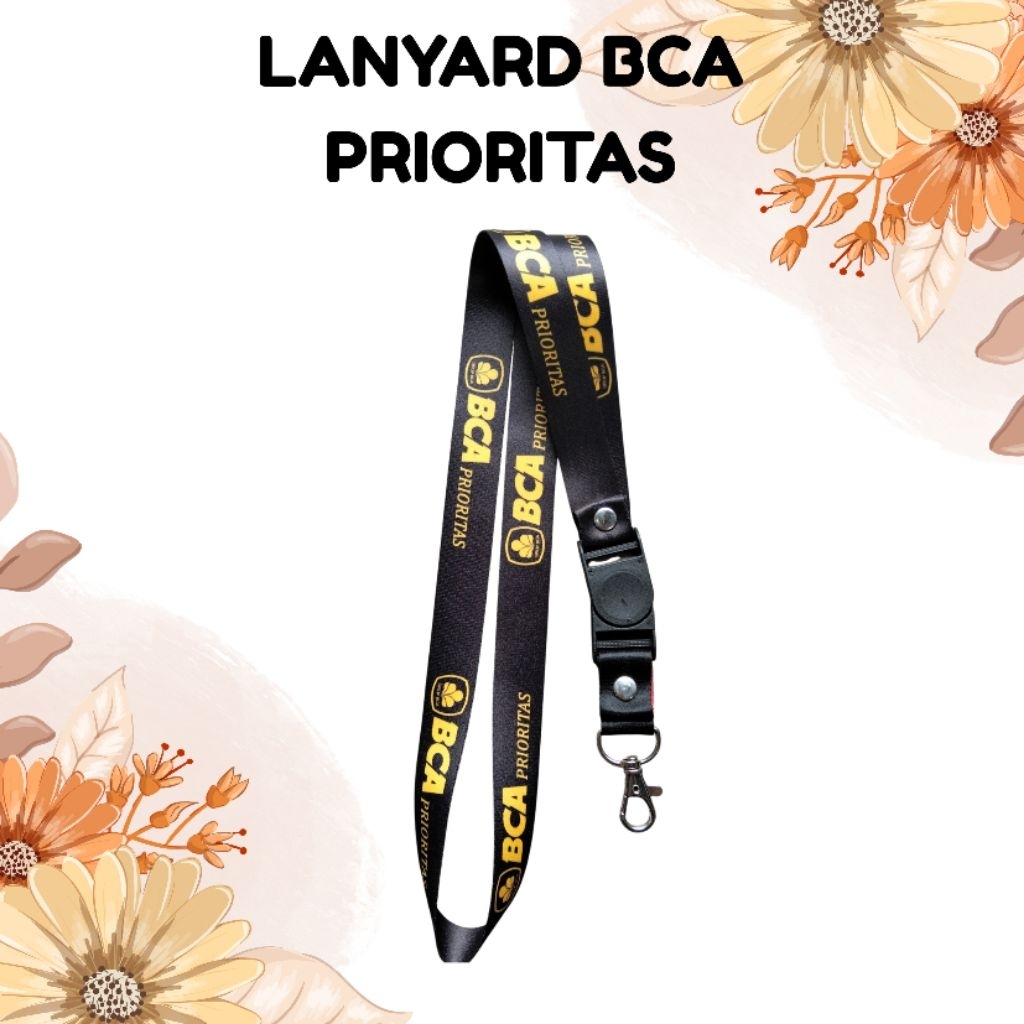 READY LANYARD ID CARD BCA PRIORITAS, Kualitas premium, harga Termurah