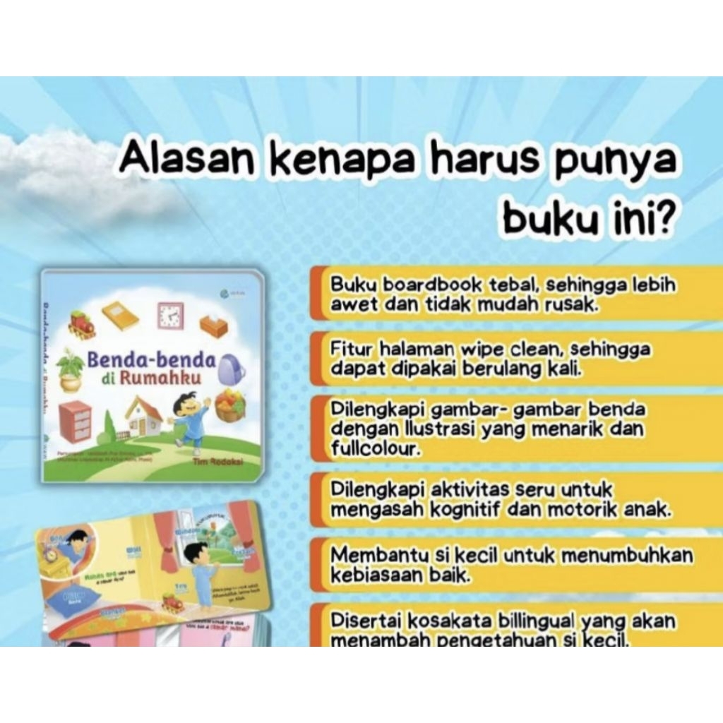Preloved Buku Anak Benda-benda di rumahku