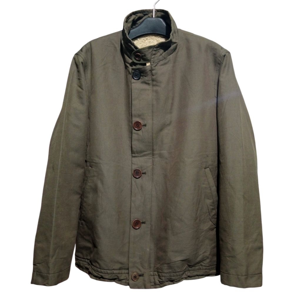 PAUL SMITH London Canvas Sherpa Type Dek Military Style Jacket