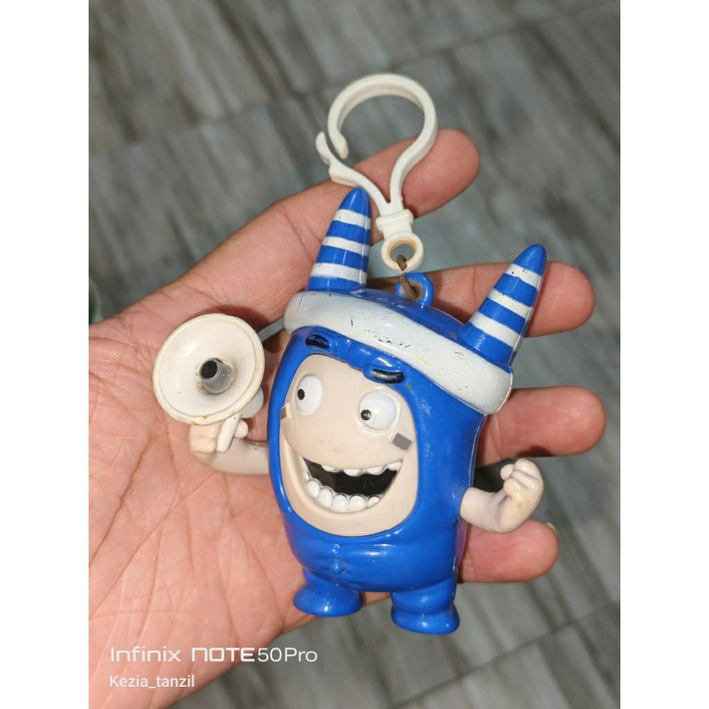 ACTION FIGURE FIGUR ODDBODS ODBODS BIRU BLUE ORIGINAL ASLI KARTUN CARTOON CARTON ANIMASI