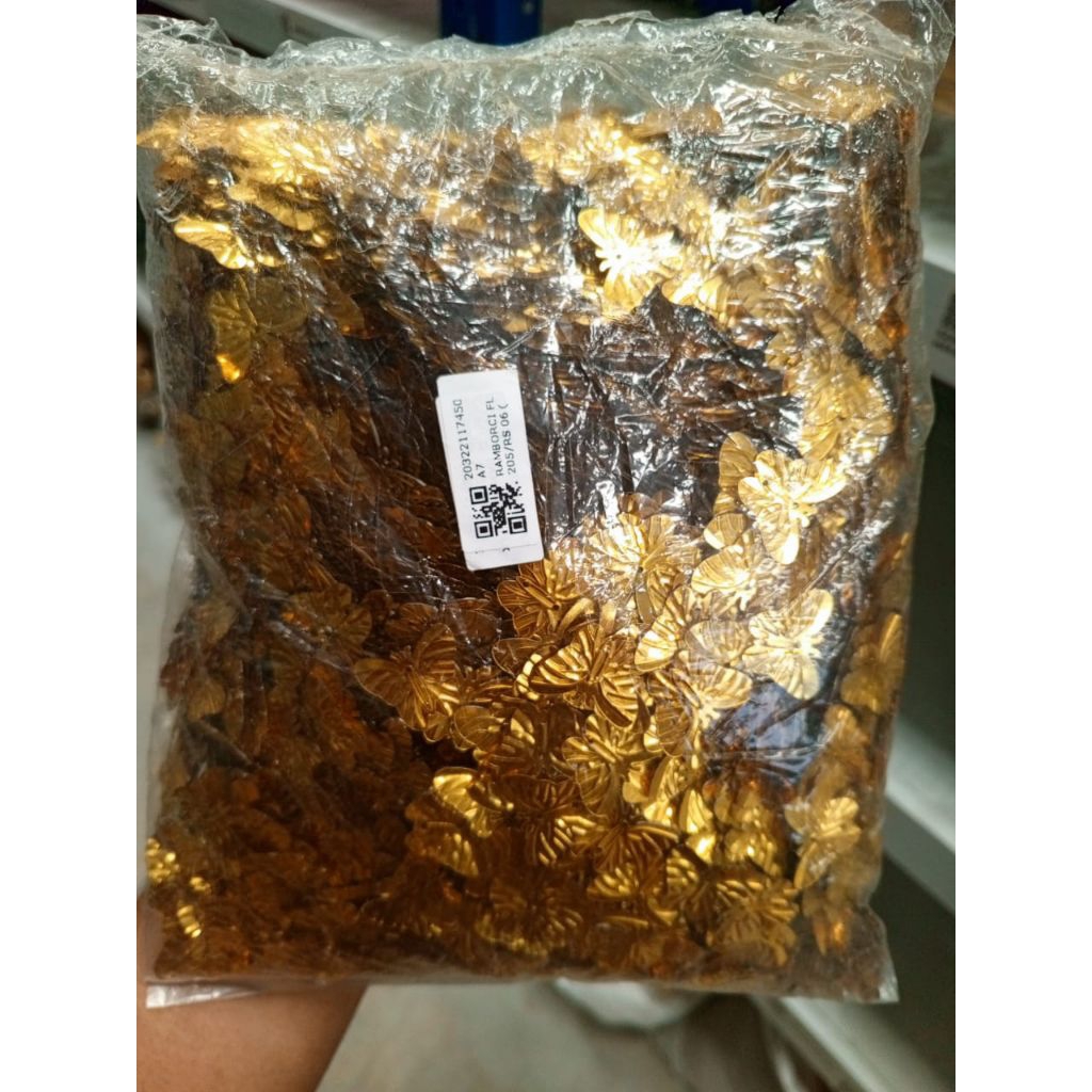 1 pon 450 gram payet ramboci kupu