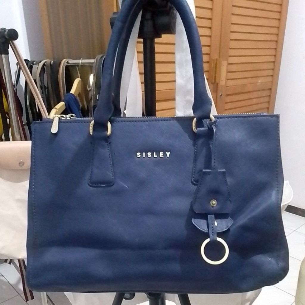 Tas Wanita Kulit Asli Bertekstur SISLEY...